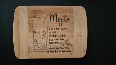 Bar Recipe Cutting Board - image3